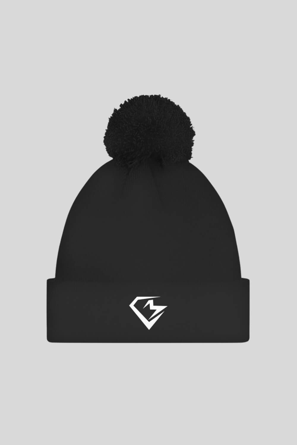 Frontansicht CM Pom Beanie Black für Männer und Frauen