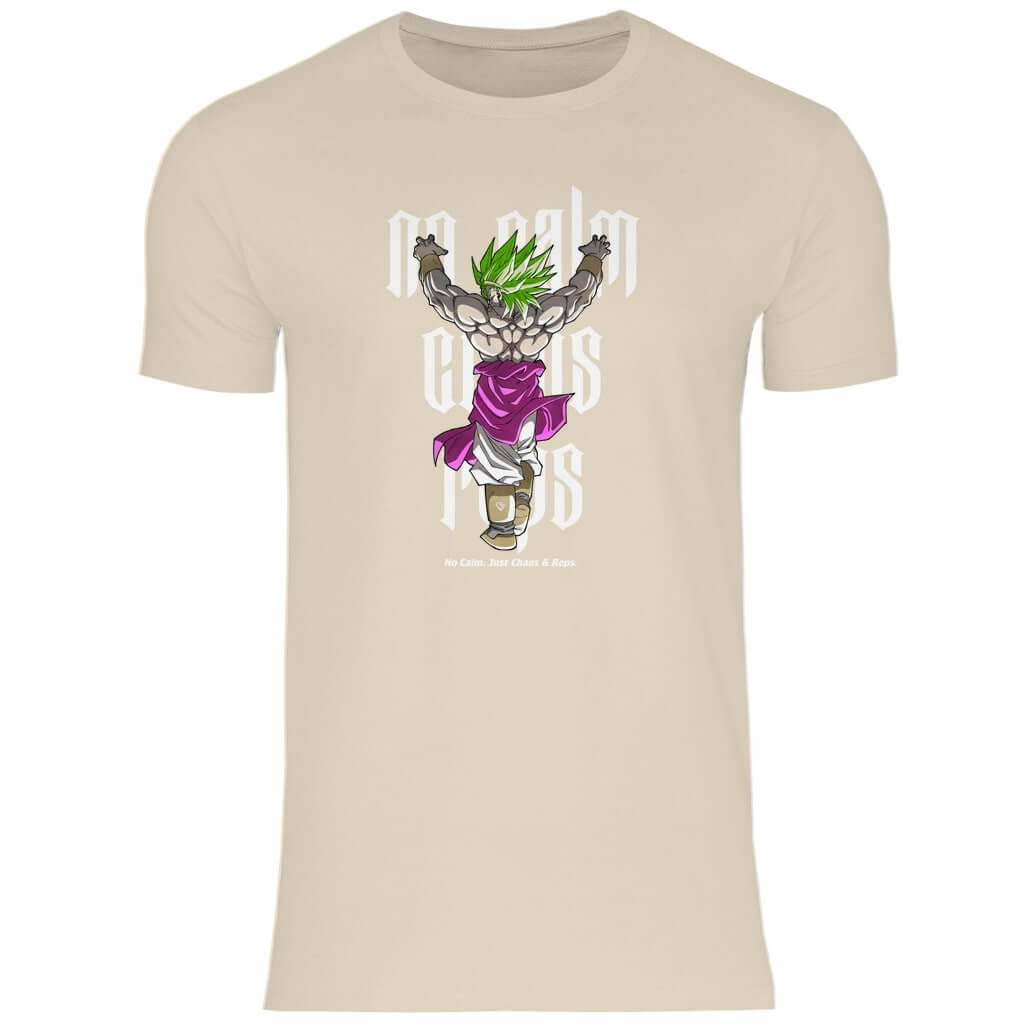 Frontansicht Chaos T-Shirt Sand für Männer