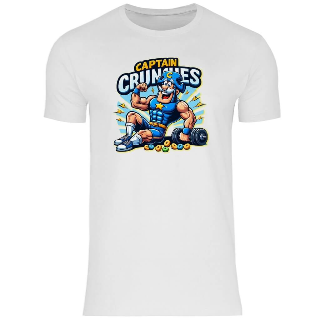 Frontansicht Cpt Crunches T-Shirt White für Männer