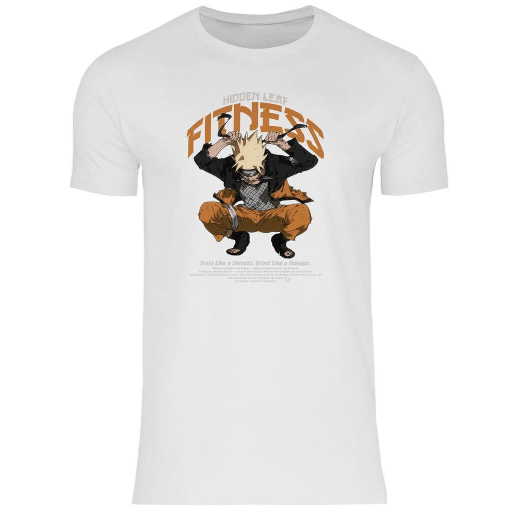 Frontansicht Hidden Leaf T-Shirt White für Männer