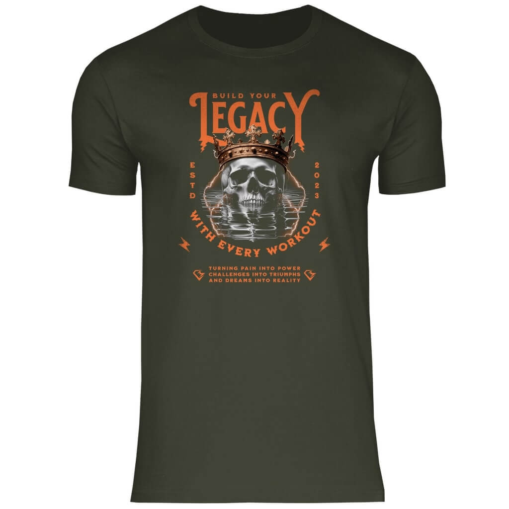 Frontansicht Legacy T-Shirt Khaki für Männer