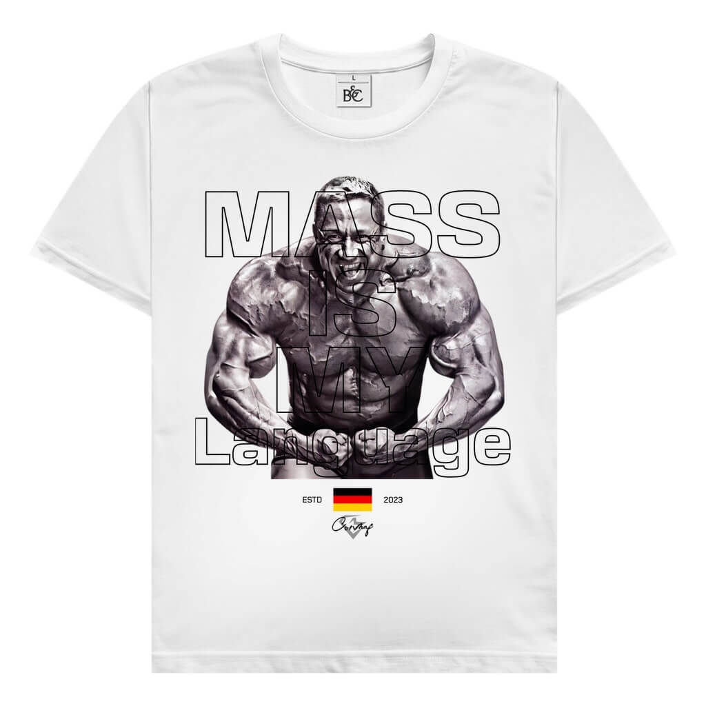 Frontansicht Mass T-Shirt White für Männer