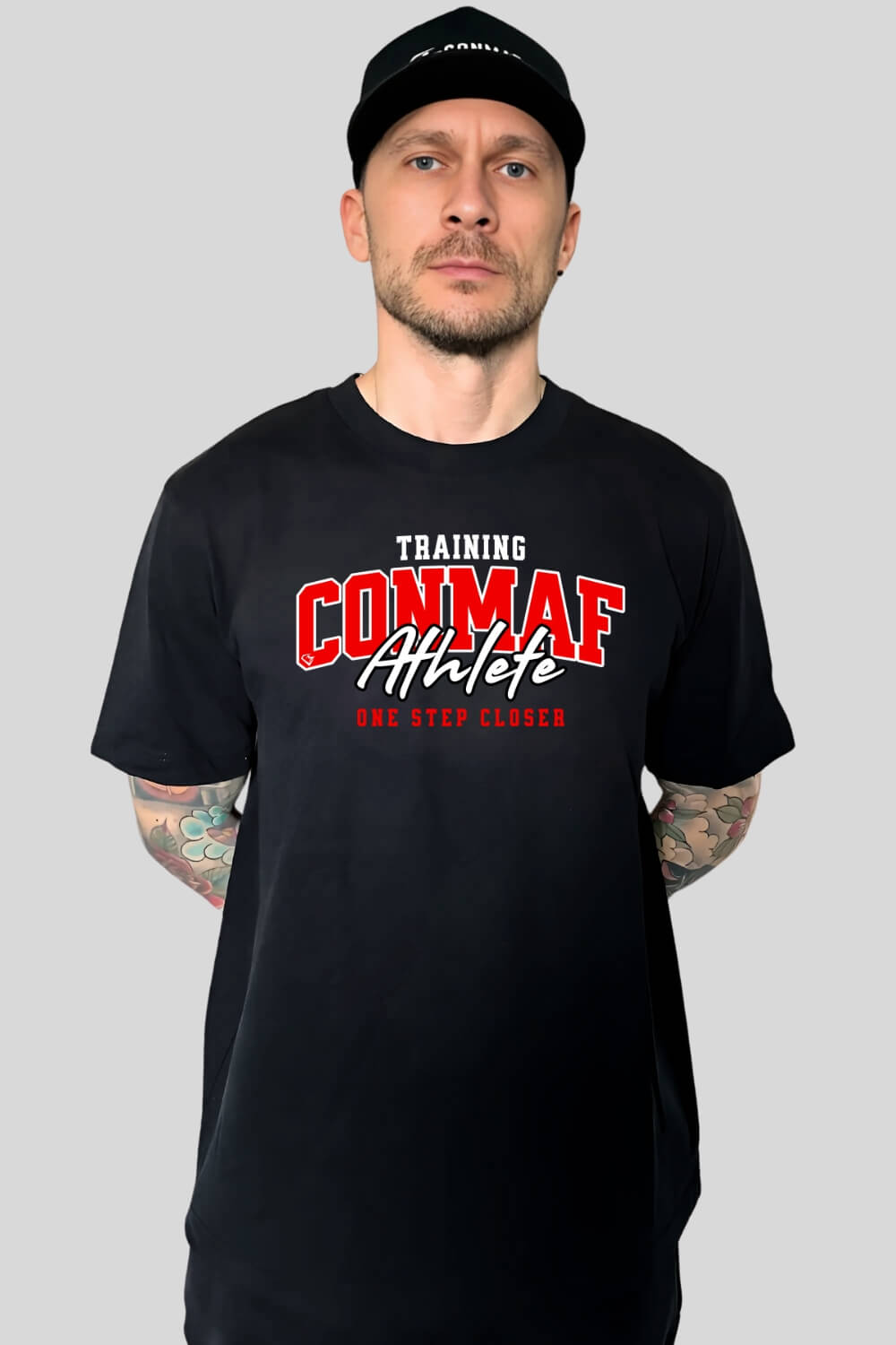 Frontansicht One Step Closer Oversize T-Shirt Black für Männer und Frauen