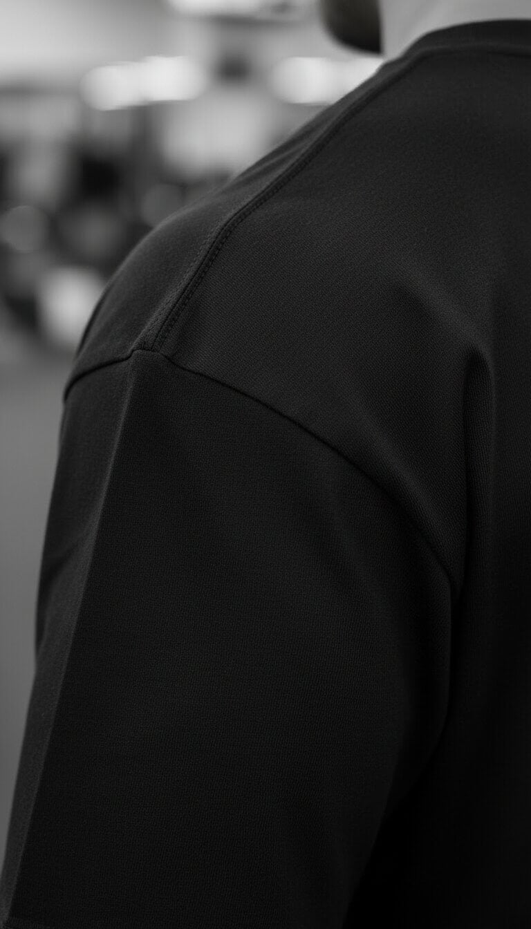 Stoffdetail Oversize Shirt