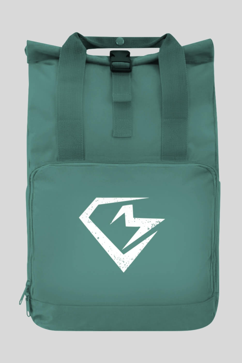 Frontansicht Training Rucksack Green für Männer und Frauen