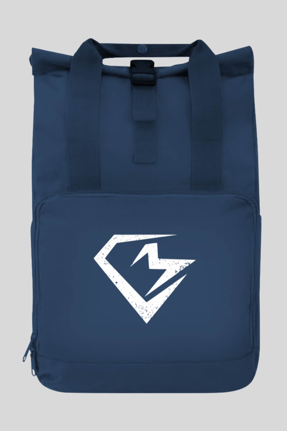 Frontansicht Training Rucksack Navy für Männer und Frauen