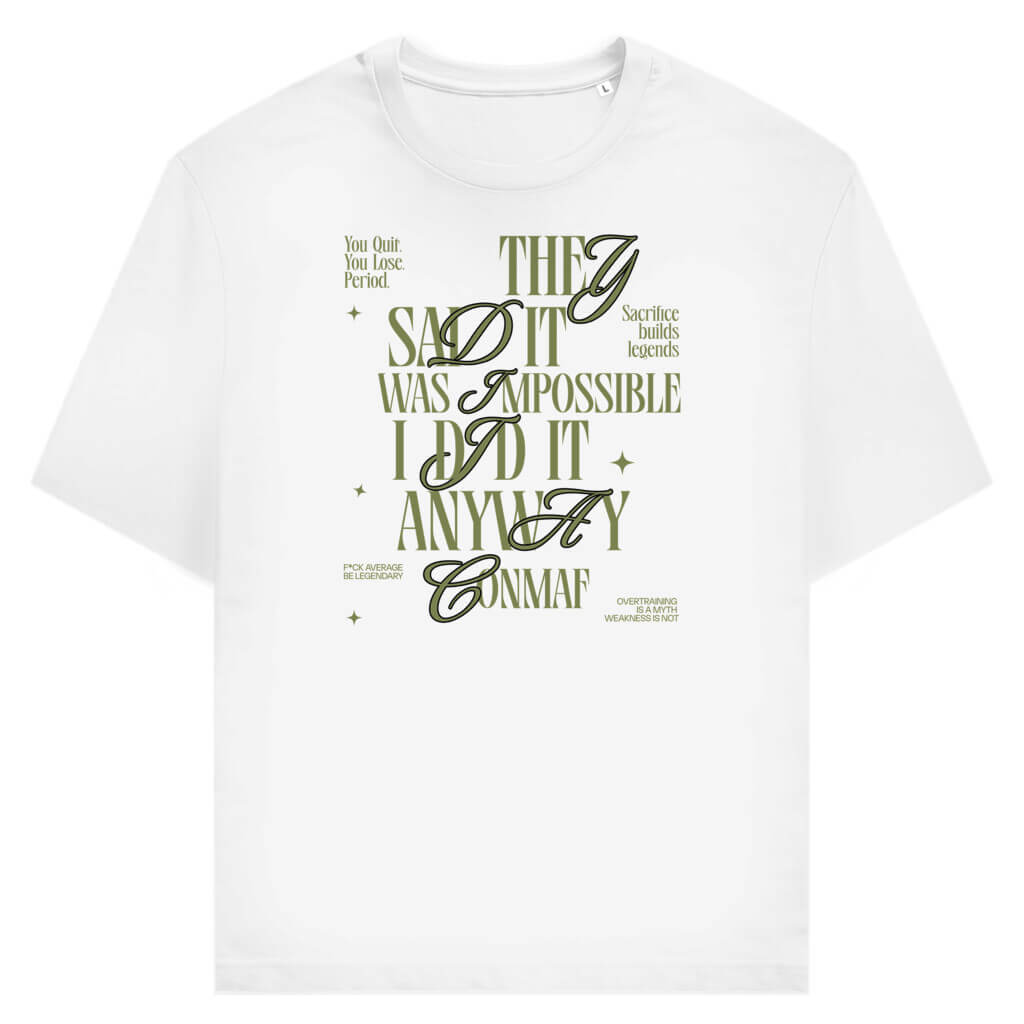 Frontansicht Love Daily T-Shirt White für Männer und Frauen