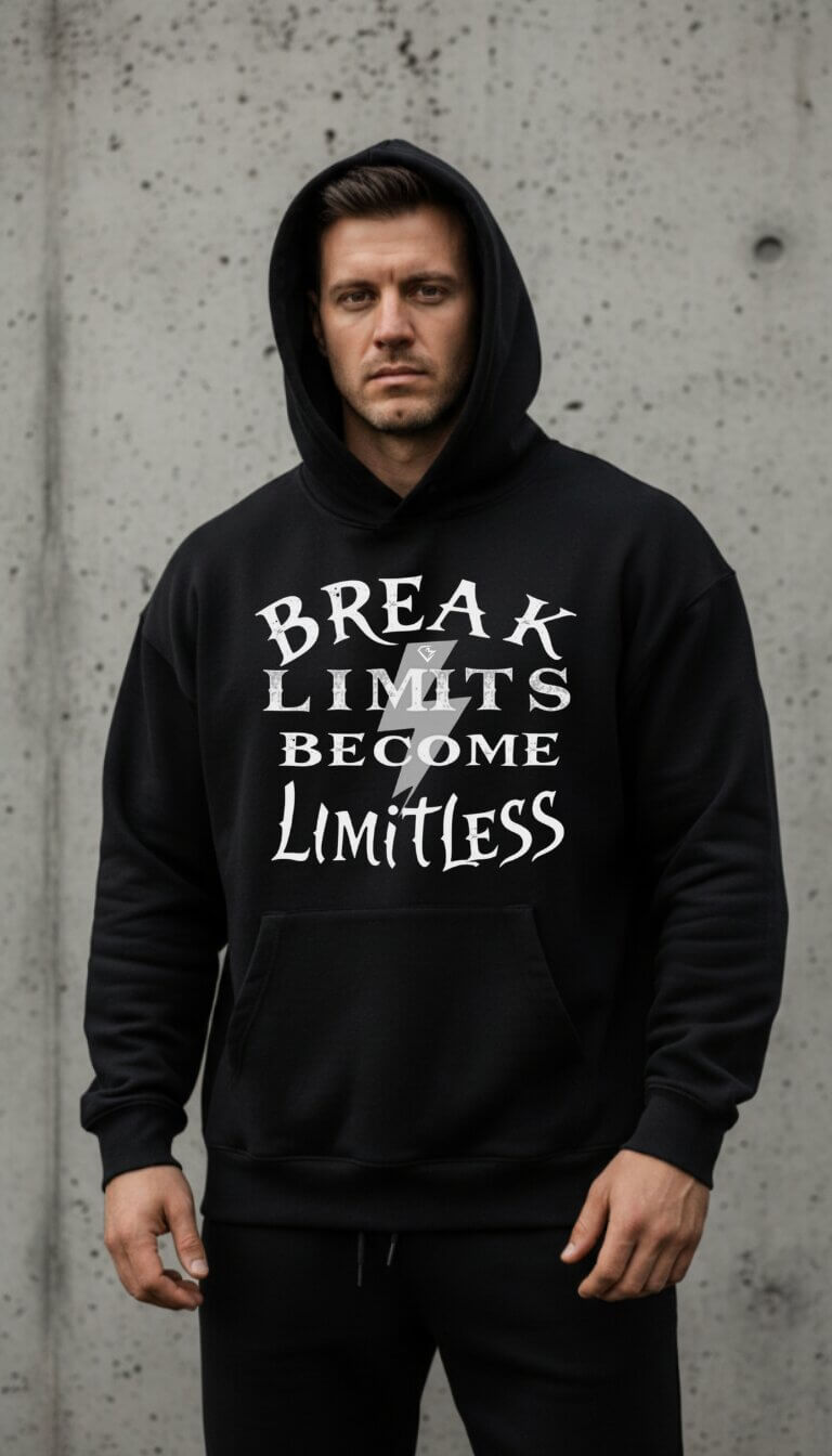 Break Limits Hoodie Front