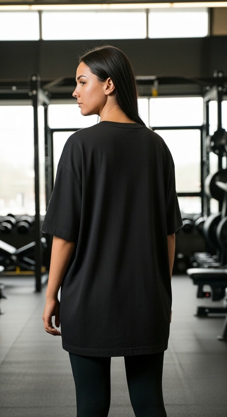 Breathing Oversize Shirt Back