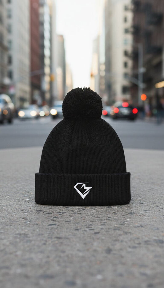 CM Logo Pom Beanie