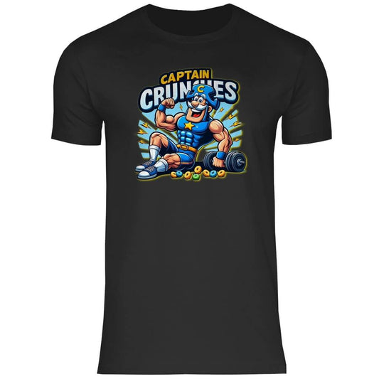 Frontansicht Cpt Crunches T-Shirt Black für Männer