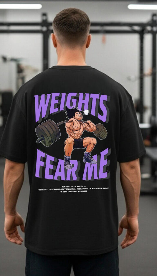 Fear Me Oversize Shirt Back