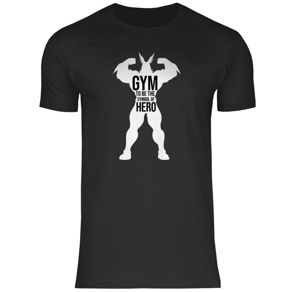 Frontansicht Hero T-Shirt Black für Männer