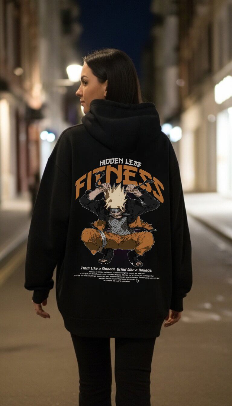 Hidden Leaf Hoodie Lifestyle