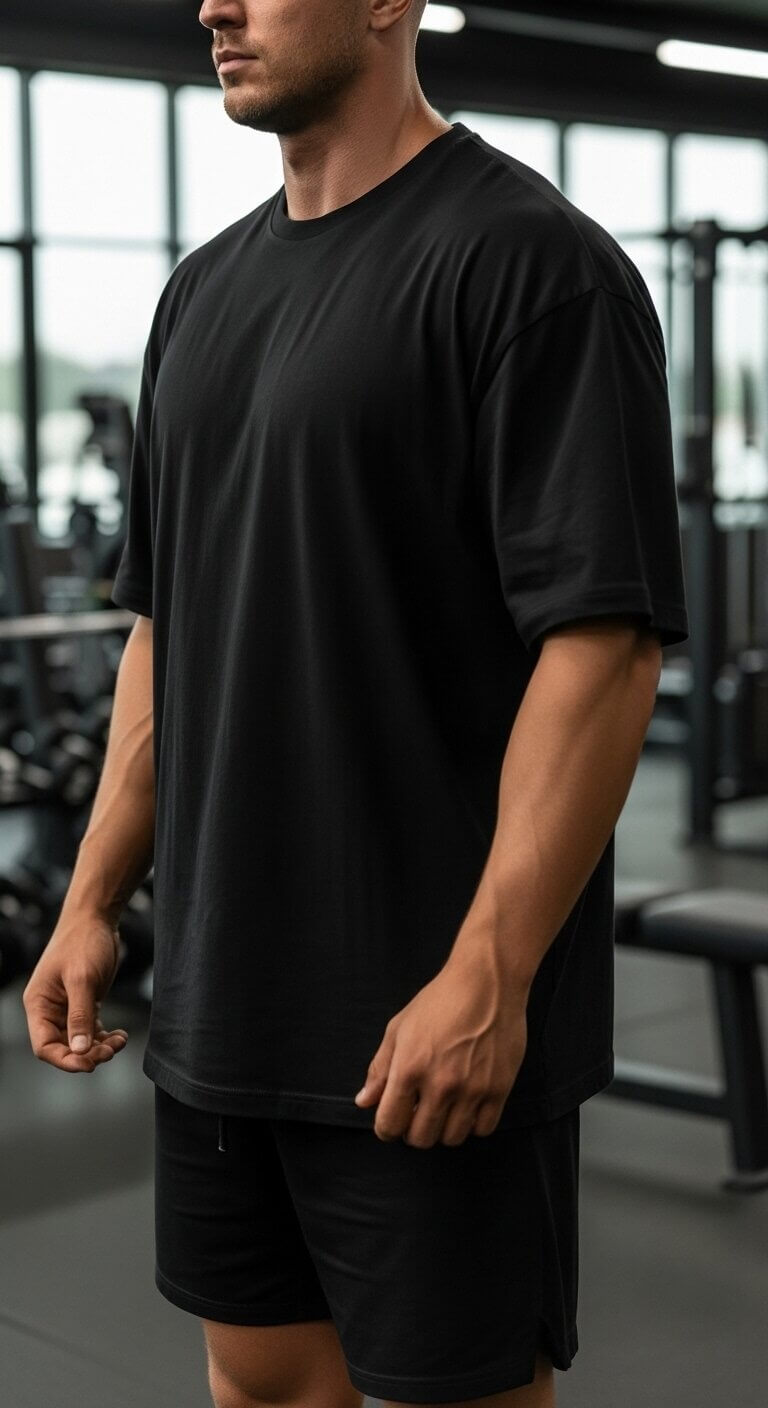 Hidden Leaf Oversize Shirt Front