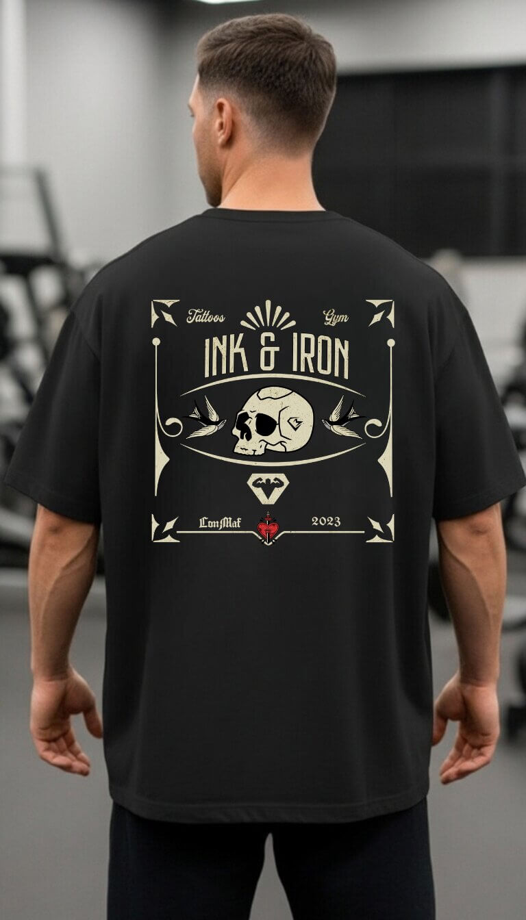 Ink Oversize T-Shirt Back