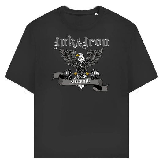 Frontansicht Ink&Iron Daily T-Shirt Black für Männer und Frauen