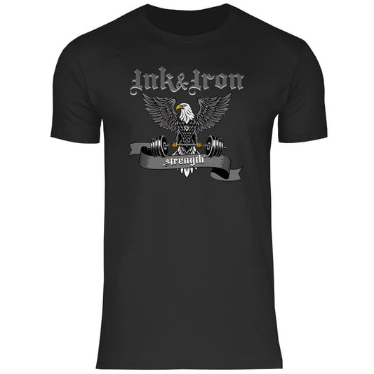 Frontansicht Ink&Iron T-Shirt Black für Männer