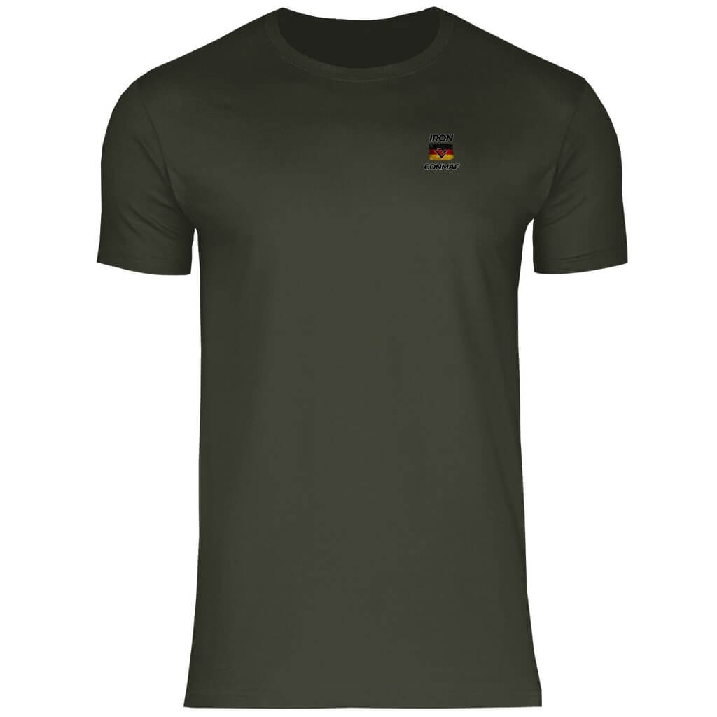 Frontansicht Iron Conmaf T-Shirt Khaki für Männer