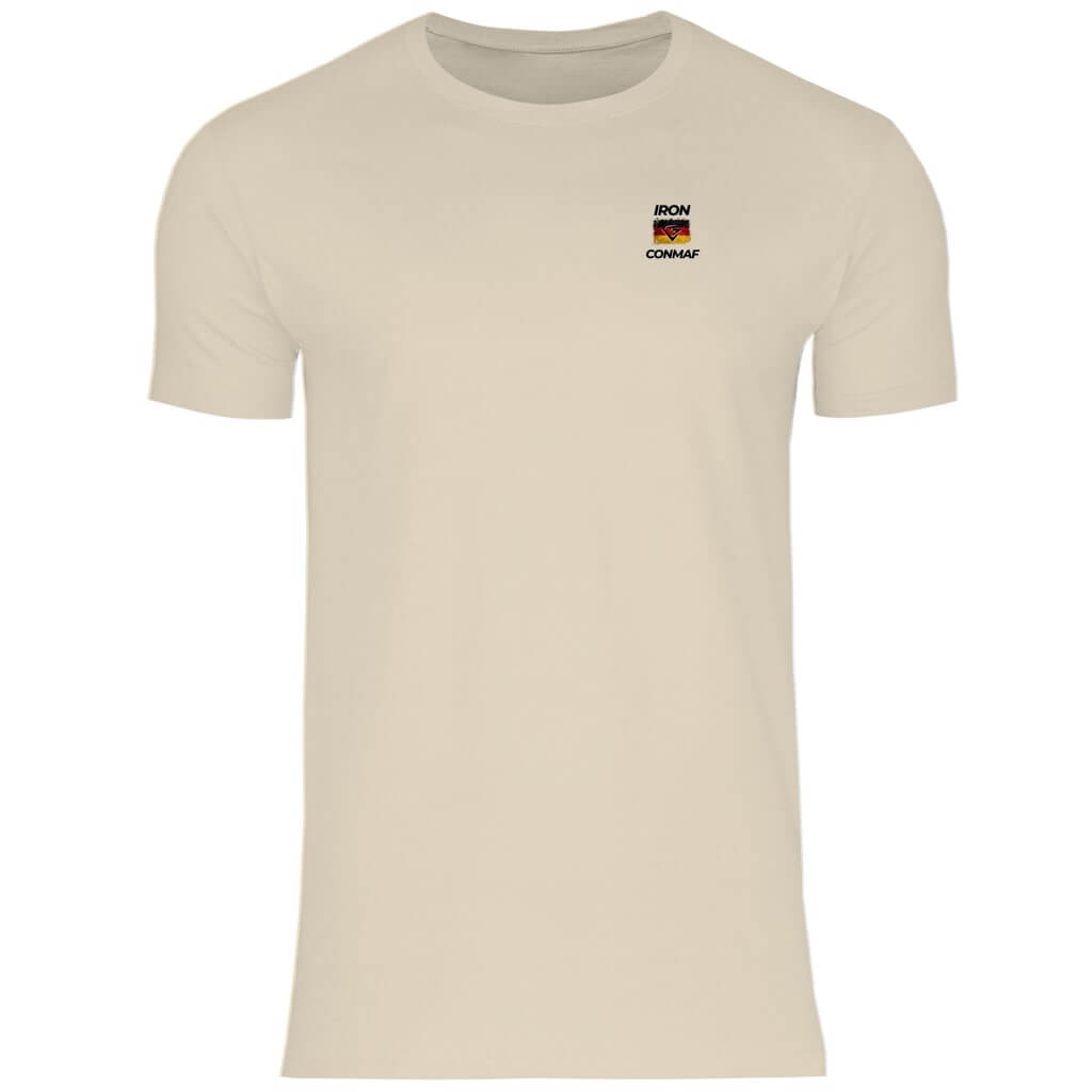 Frontansicht Iron Conmaf T-Shirt Sand für Männer