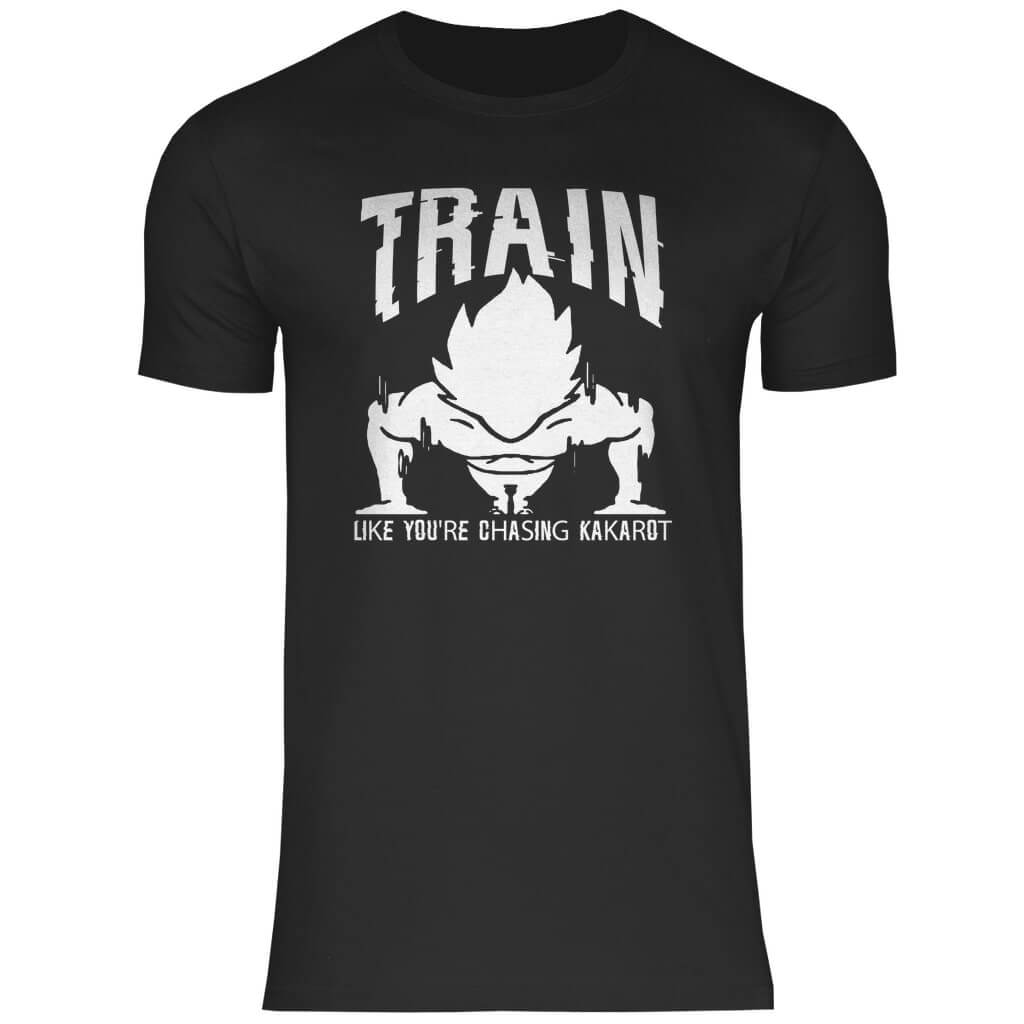 Frontansicht Kakarot T-Shirt Black für Männer