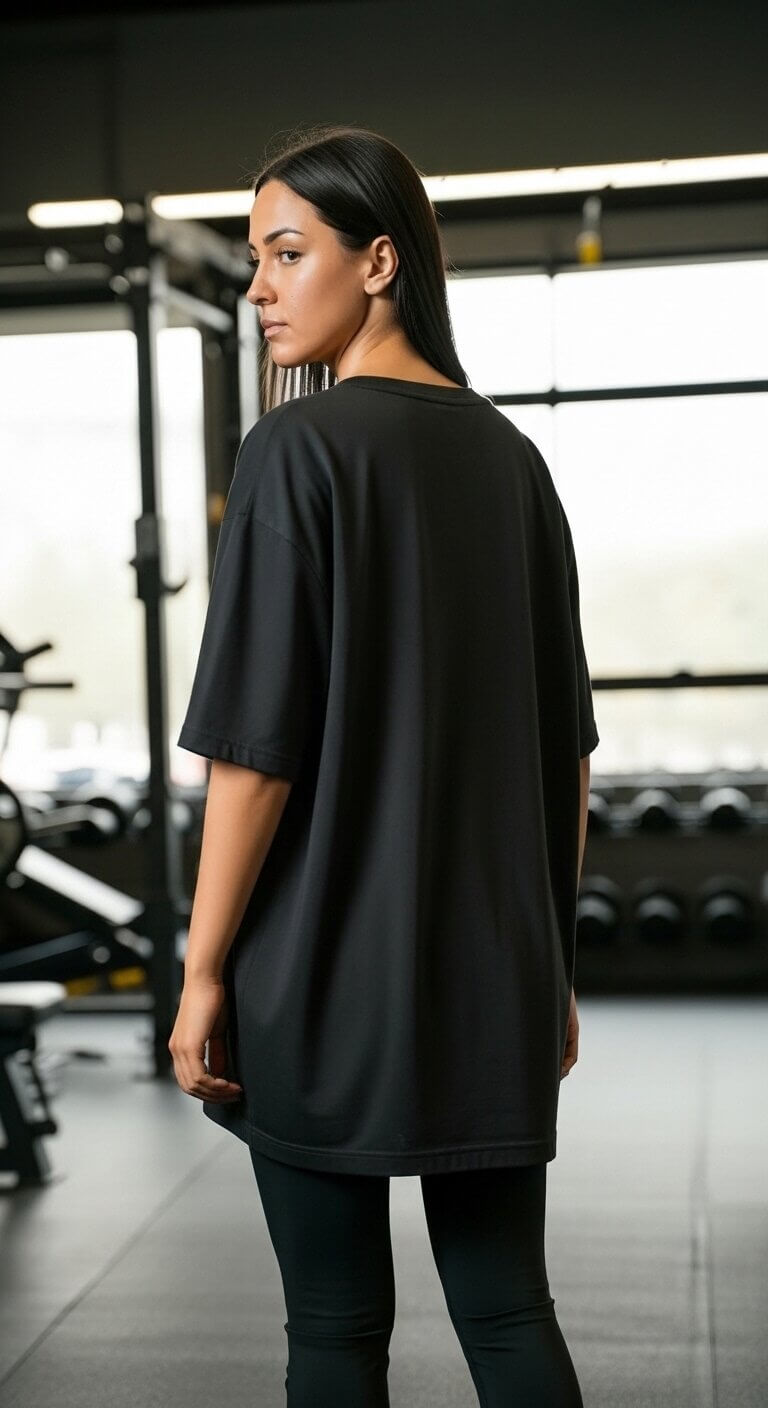 Lifting Club Oversize Shirt Back