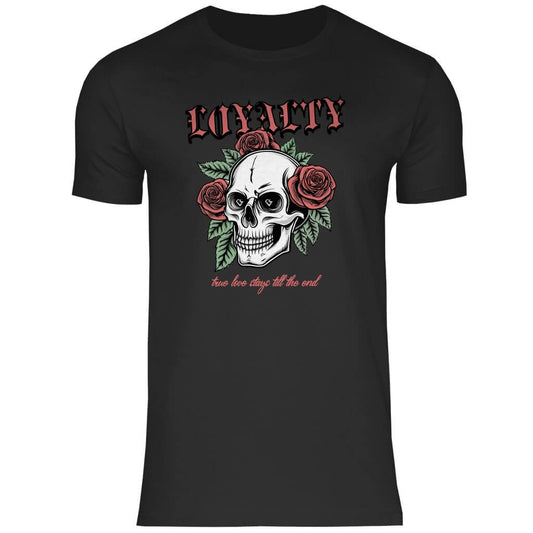 Frontansicht Loyalty T-Shirt Black für Männer