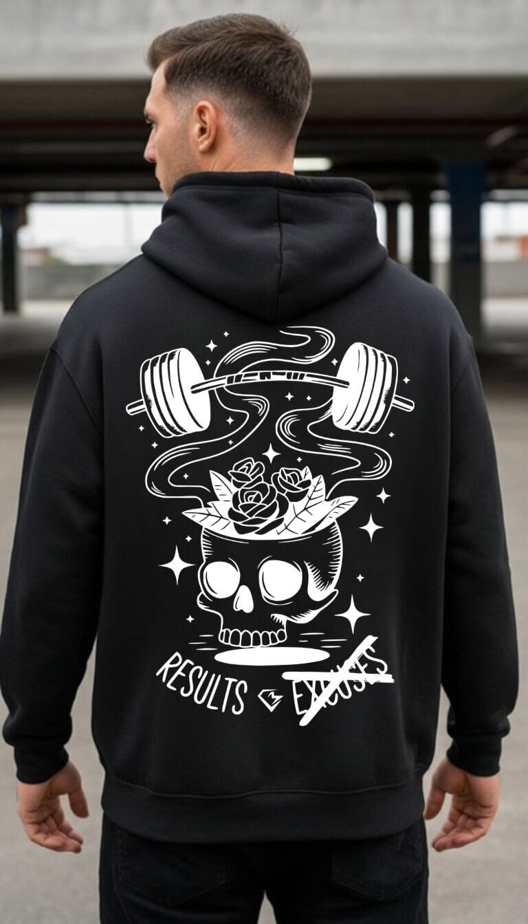 No Excuses Hoodie Lifestyle