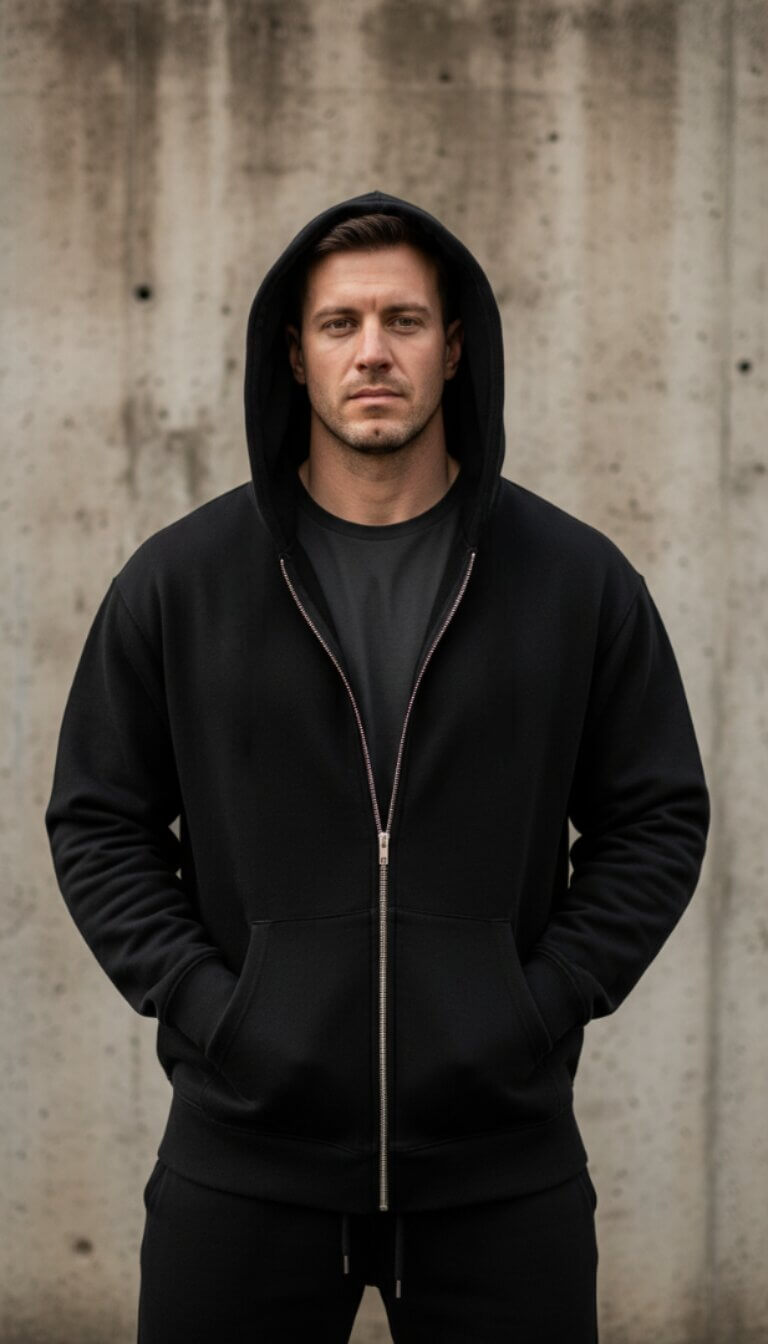 No Excuses Zipper Front