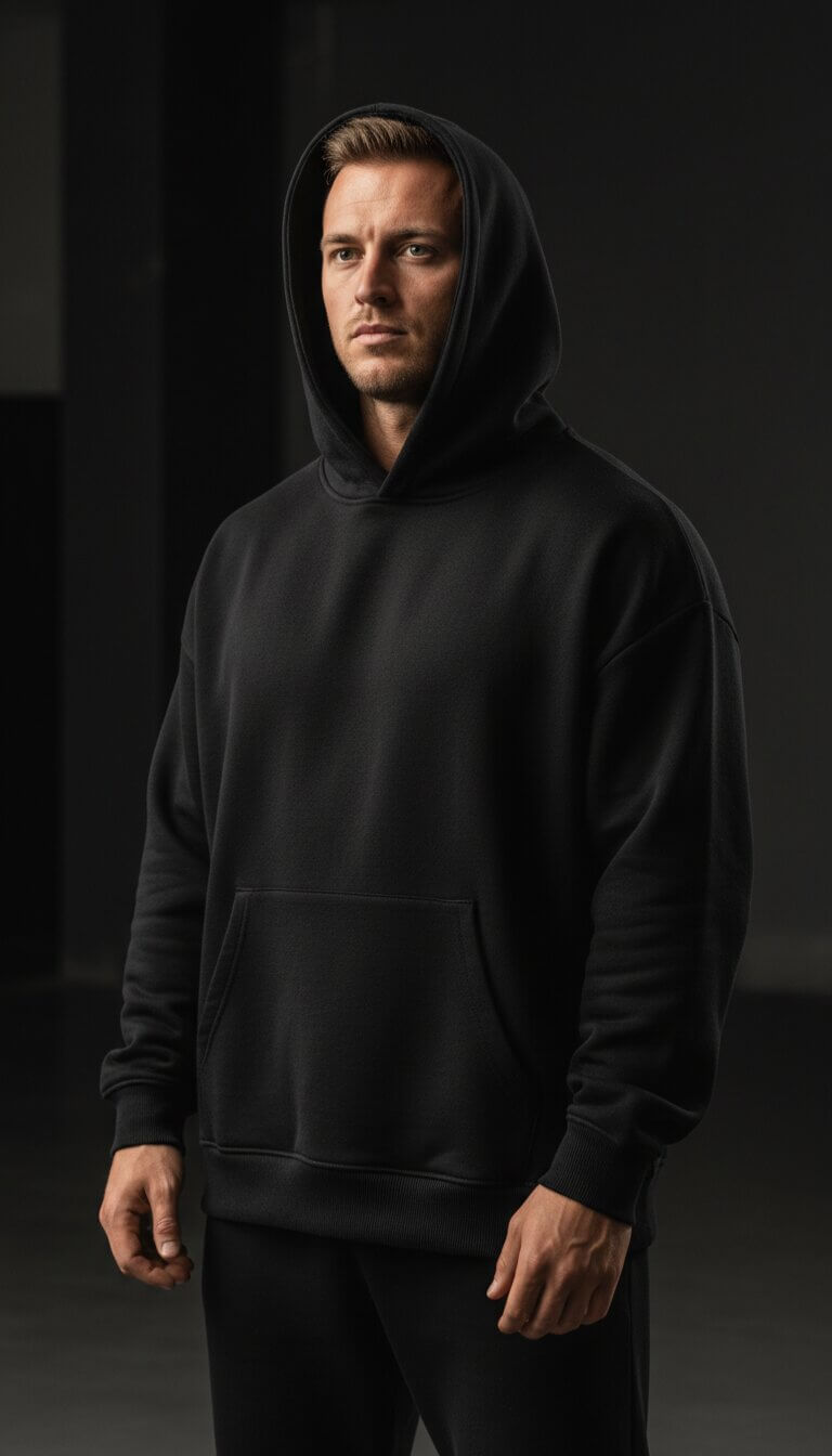 Orange Hoodie Front