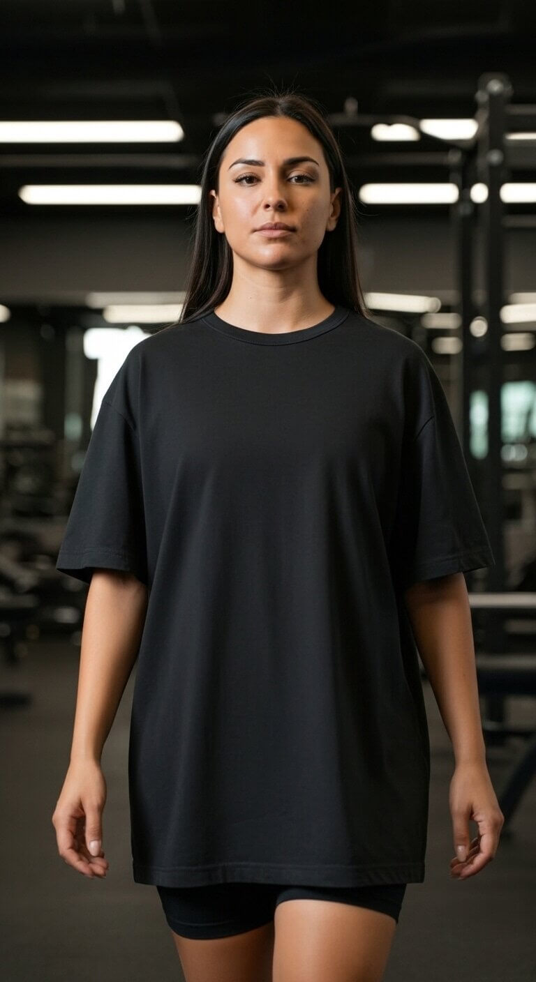 Orange Oversize Shirt Front