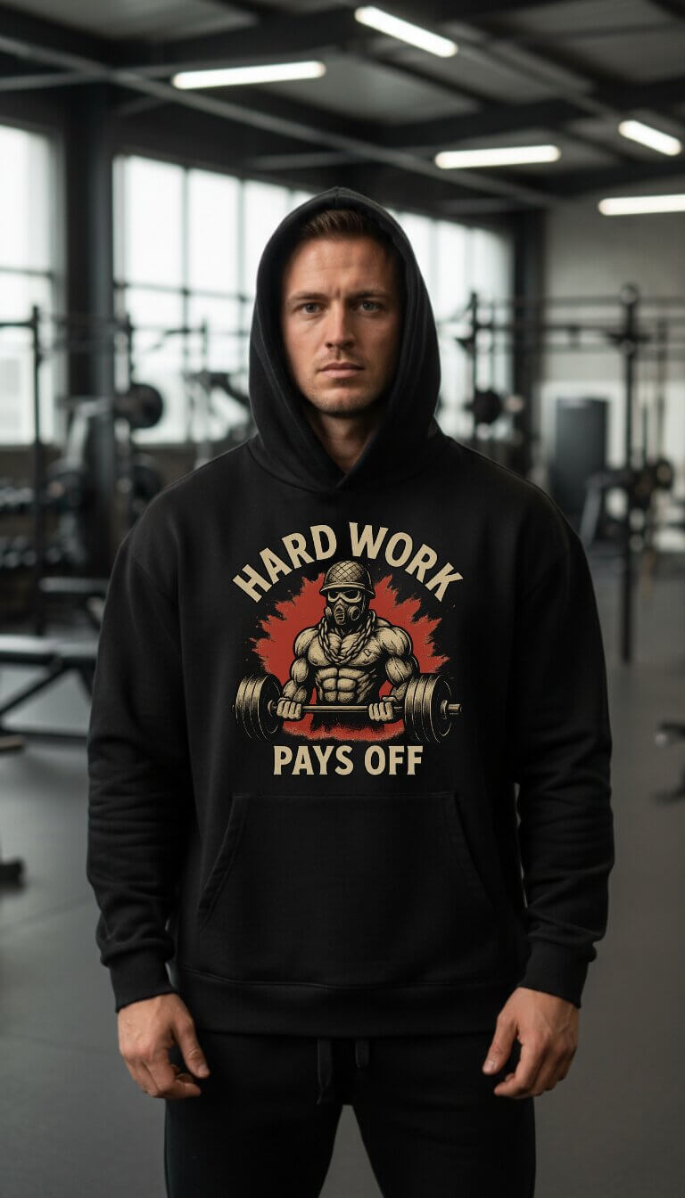 Pays Off Hoodie Front