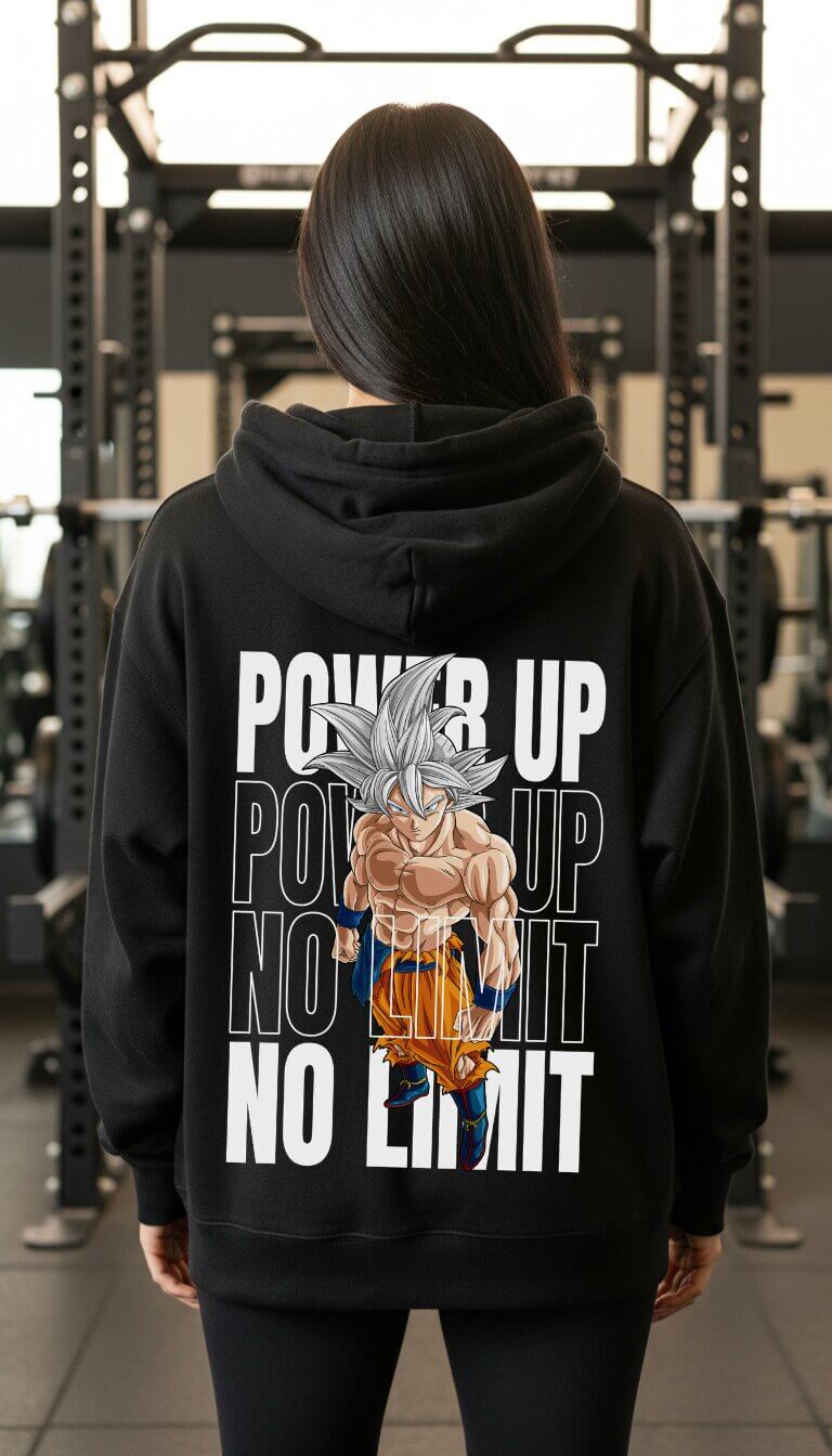 Power Up Hoodie Back