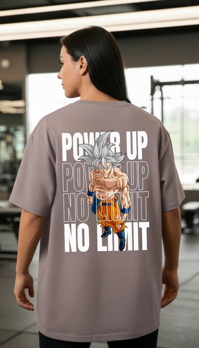 Power Up Oversize Shirt Back