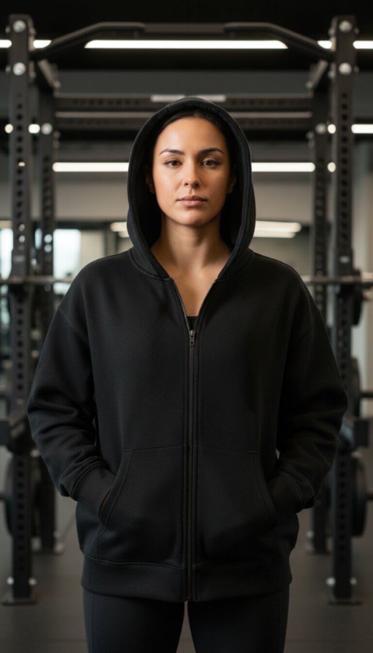 Power Up Zipper Front