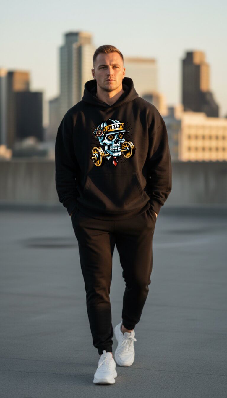 Skull Hoodie Lifestyle