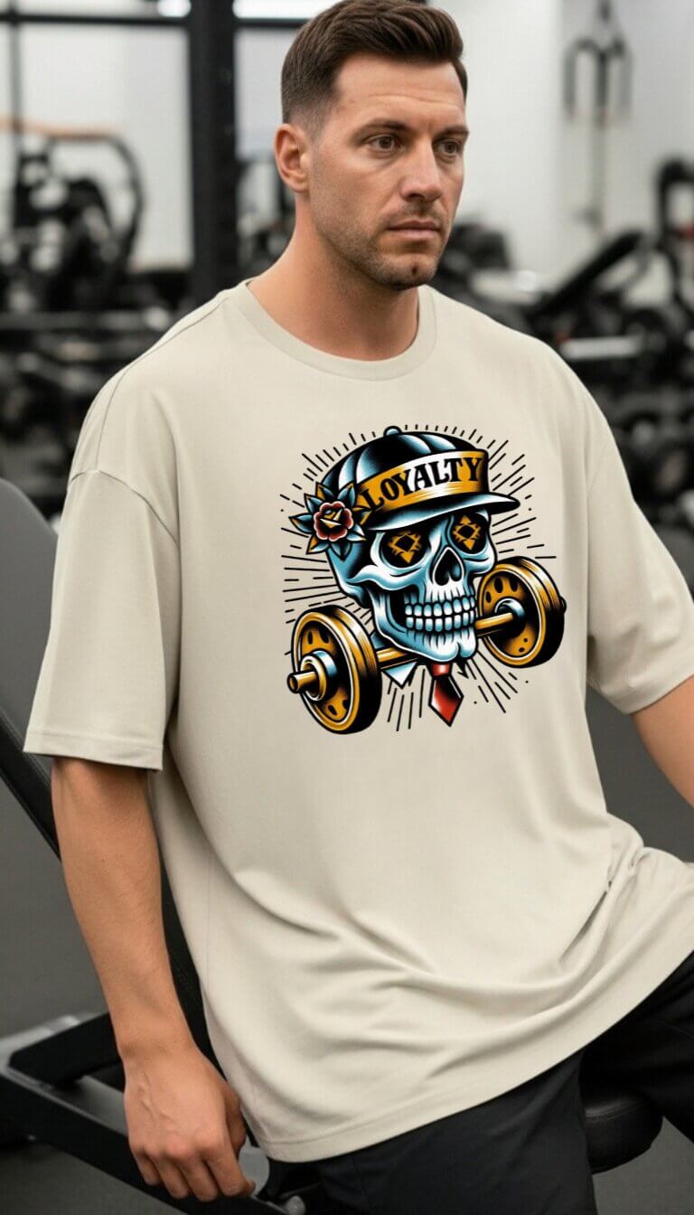 Skull Oversize Shirt Lifestyle