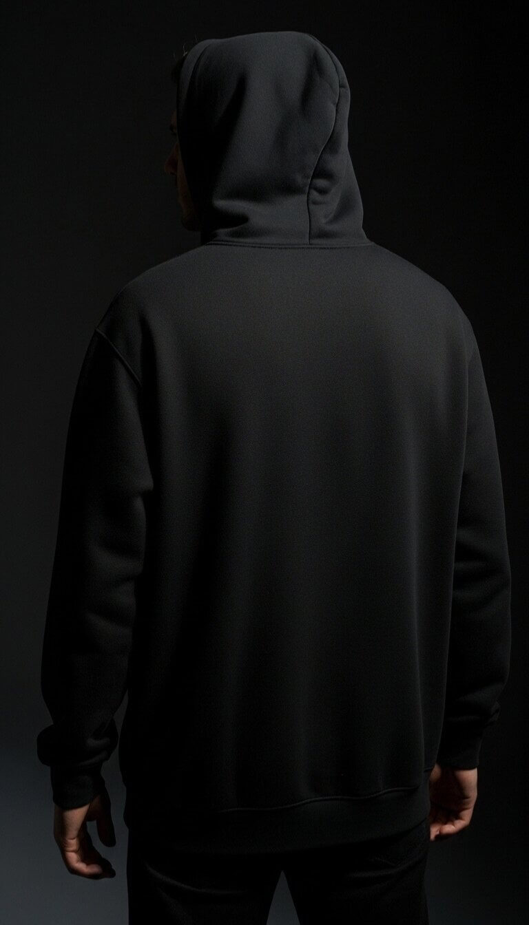 Standing Hoodie Back