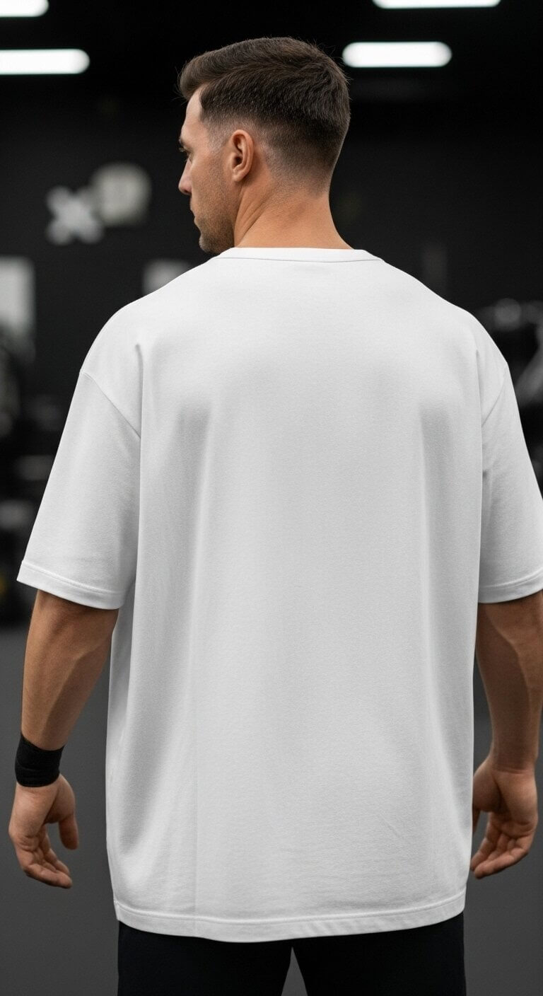 Standing Oversized Shirt Back