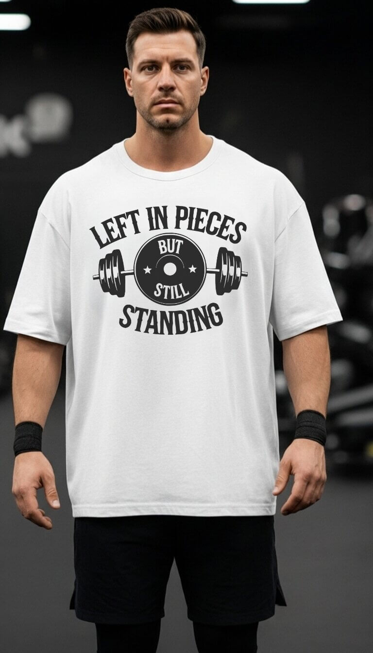 Standing Oversized Shirt Front