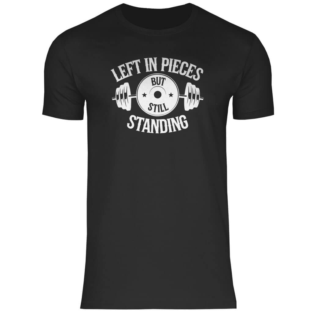 Frontansicht Standing T-Shirt Black für Männer