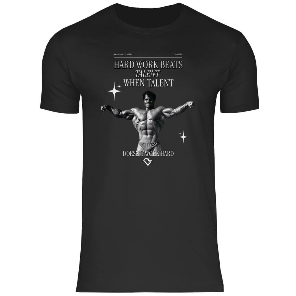 Frontansicht Talent T-Shirt Black für Männer