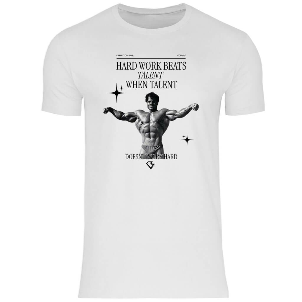 Frontansicht Talent T-Shirt White für Männer