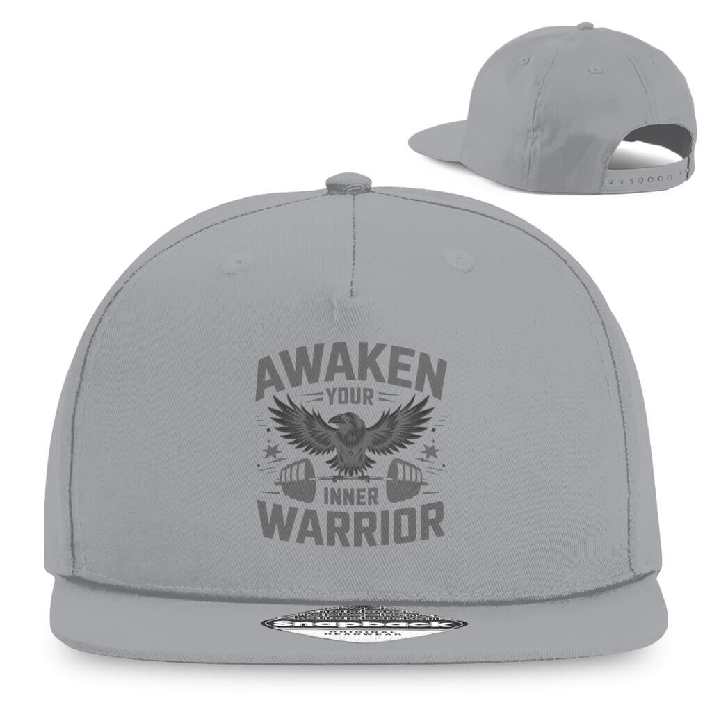 Warrior Cap Grey Snapback für Männer und Frauen