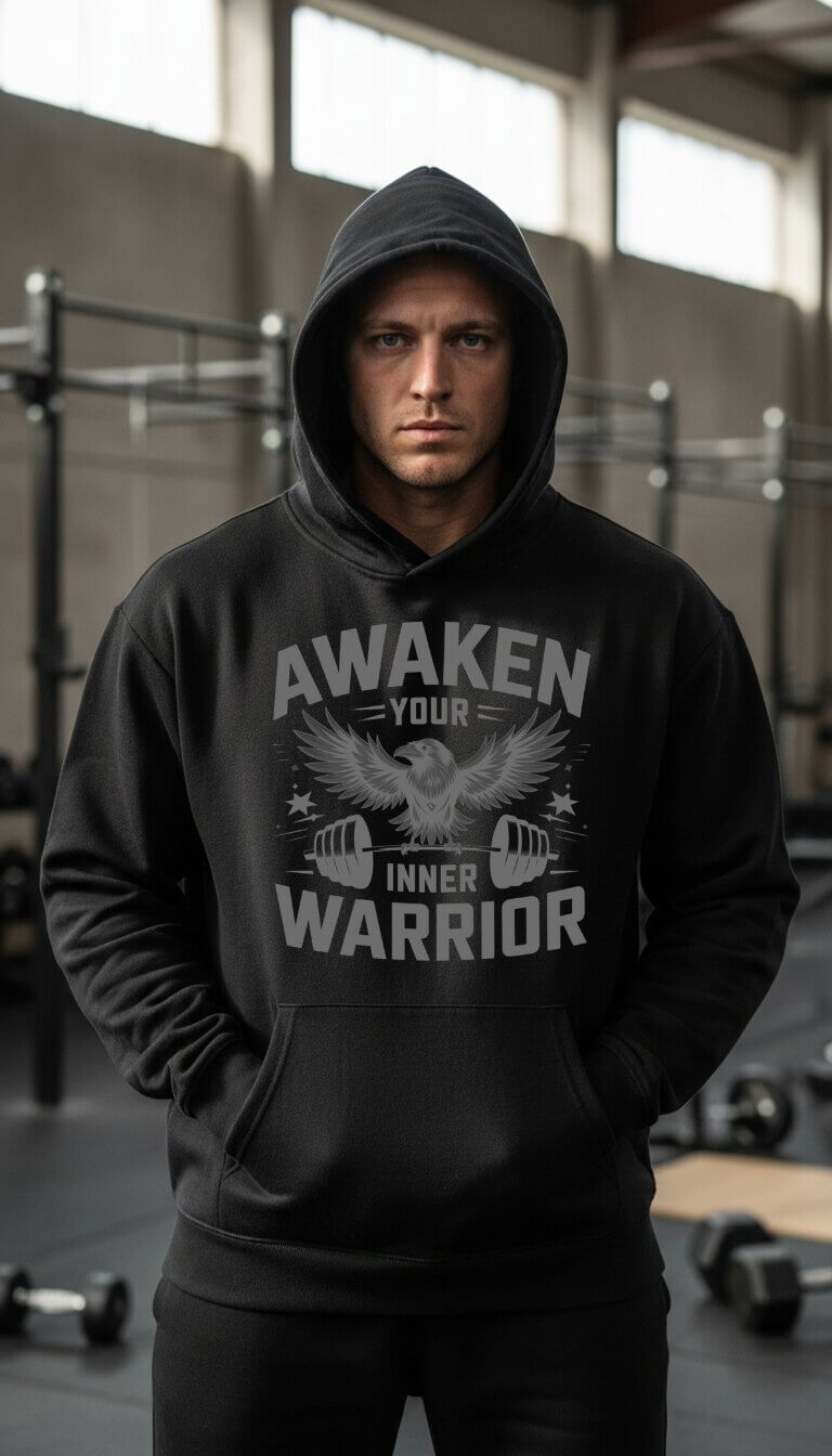 Warrior Hoodie Front
