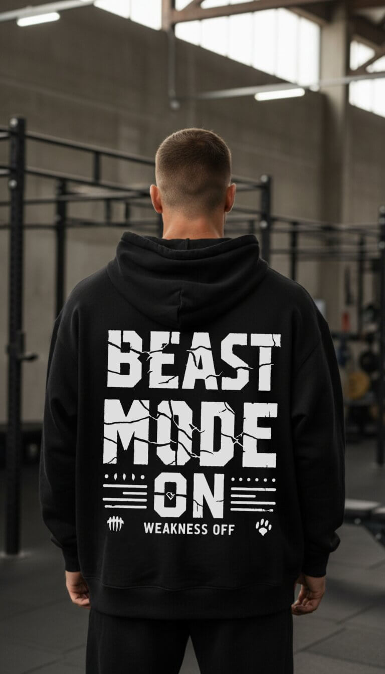 Weakness Off Hoodie Back