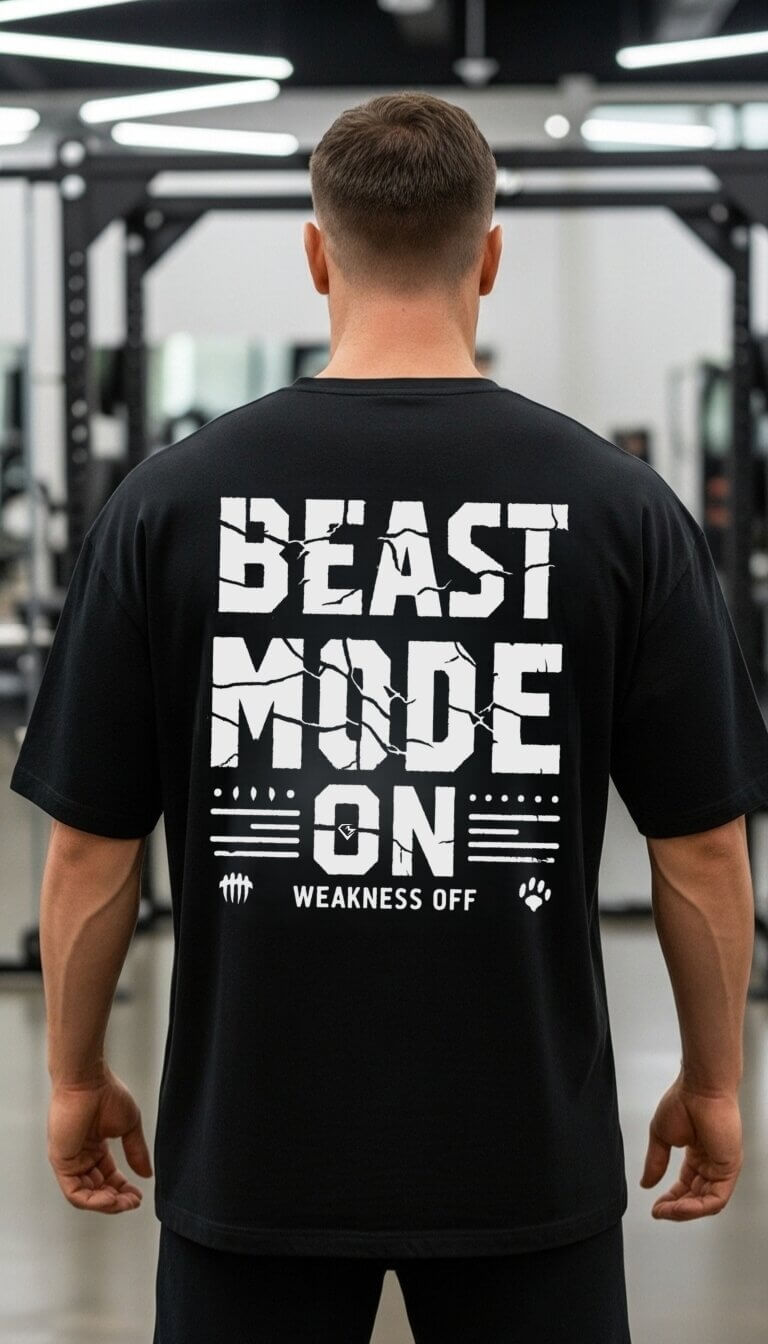 Weakness Off Oversize Shirt Back